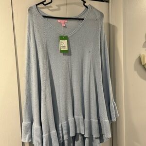 Lily Pulitzer crew blue